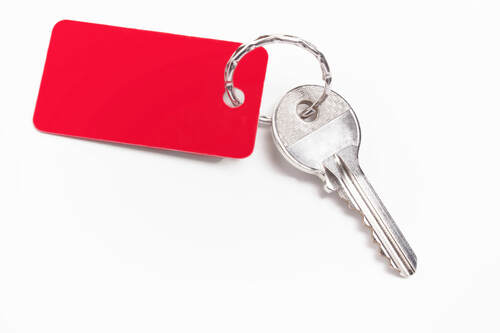 Red key chain 